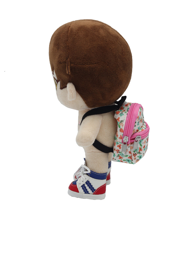 BJD Doll Changing Backpack Blythe Schoolbag Double Layer Zipper Schoolbag Doll Coin Purse Backpack