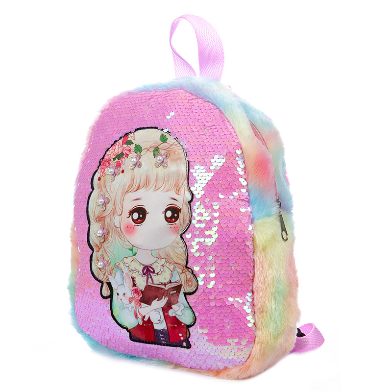 New Hot Sale Sequin Children's Backpack Cute Cartoon Doll Sequin Small Schoolbag Kindergarten Cartoon Small Backpack New Hot Sale Sequin Children's Backpack Cute Cartoon Doll Sequin Small Schoolbag Kindergarten Cartoon Small Backpack