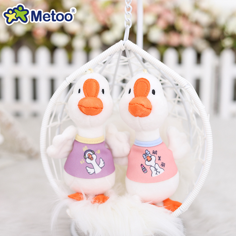 MeToo Lucky Goose Doll Genuine Big Goose Plush Pendant Kindergarten Gifts Schoolbag Pendant Backpack Pendant