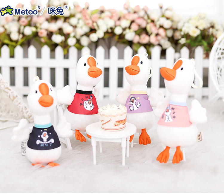 MeToo Lucky Goose Doll Genuine Big Goose Plush Pendant Kindergarten Gifts Schoolbag Pendant Backpack Pendant