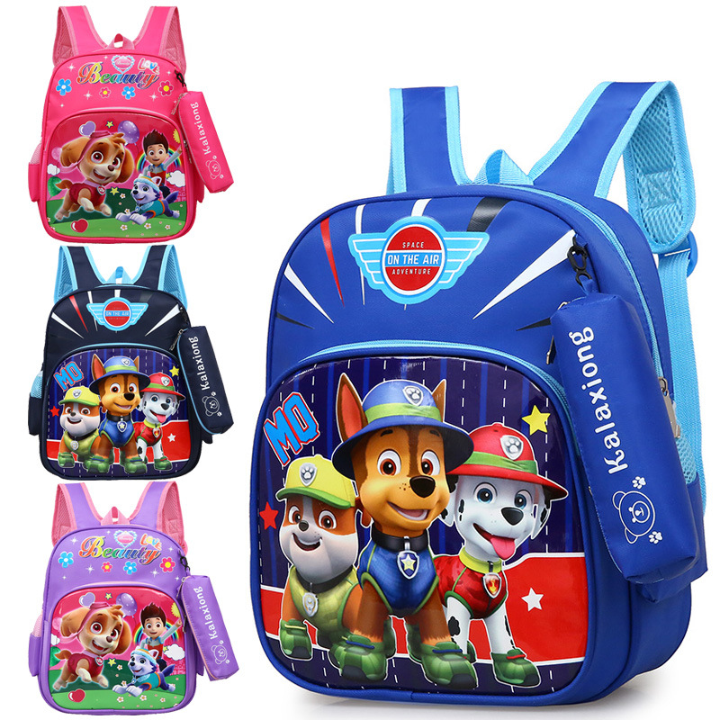 Schoolbag 2020 New Dog Patrol Primary School Student Backpack Cartoon Burden Reduction Spine Protection Backpack
