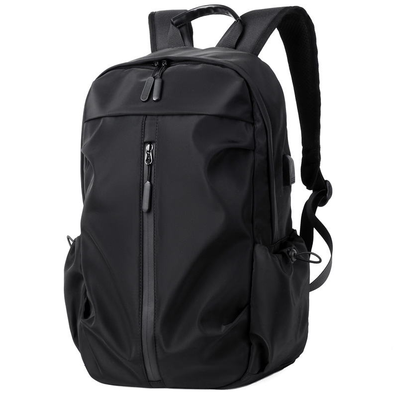 Printed Logo Outdoor Backpack Oxford Cloth Backpack Computer Bag Men&#039;s Business Casual Student Schoolbag Travel Bag