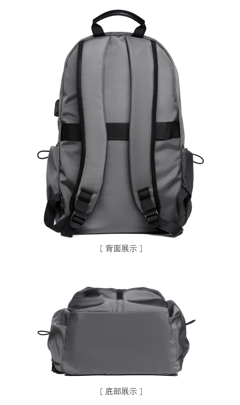 Printed Logo Outdoor Backpack Oxford Cloth Backpack Computer Bag Men's Business Casual Student Schoolbag Travel Bag Printed Logo Outdoor Backpack Oxford Cloth Backpack Computer Bag Men's Business Casual Student Schoolbag Travel Bag