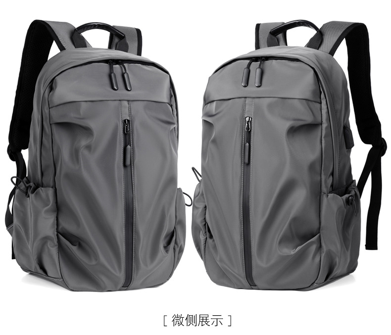 Printed Logo Outdoor Backpack Oxford Cloth Backpack Computer Bag Men's Business Casual Student Schoolbag Travel Bag Printed Logo Outdoor Backpack Oxford Cloth Backpack Computer Bag Men's Business Casual Student Schoolbag Travel Bag
