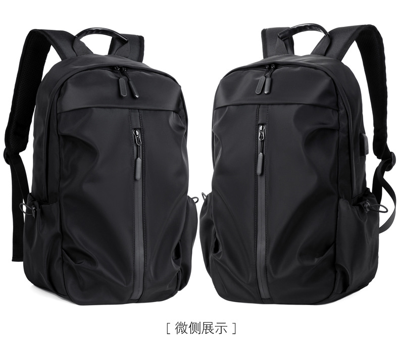 Printed Logo Outdoor Backpack Oxford Cloth Backpack Computer Bag Men's Business Casual Student Schoolbag Travel Bag Printed Logo Outdoor Backpack Oxford Cloth Backpack Computer Bag Men's Business Casual Student Schoolbag Travel Bag