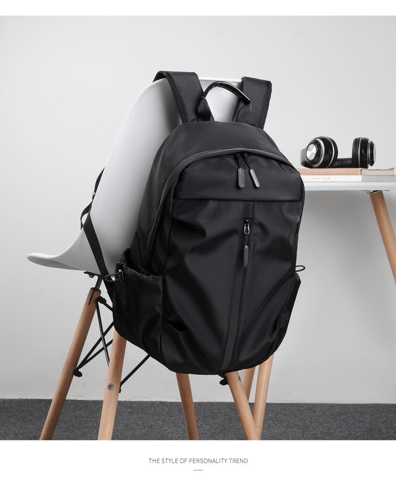 Printed Logo Outdoor Backpack Oxford Cloth Backpack Computer Bag Men's Business Casual Student Schoolbag Travel Bag Printed Logo Outdoor Backpack Oxford Cloth Backpack Computer Bag Men's Business Casual Student Schoolbag Travel Bag