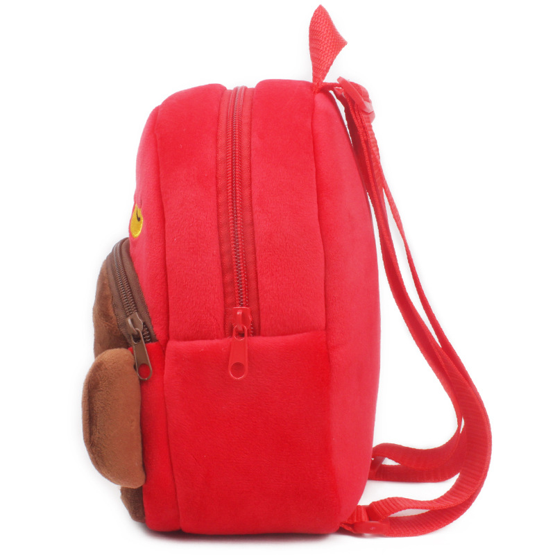 Cute 1-3 Years Old Children&#039;s Schoolbag Plush Bag Baby&#039;s Backpack Early Education Park Cartoon Backpack Baby Play Bag