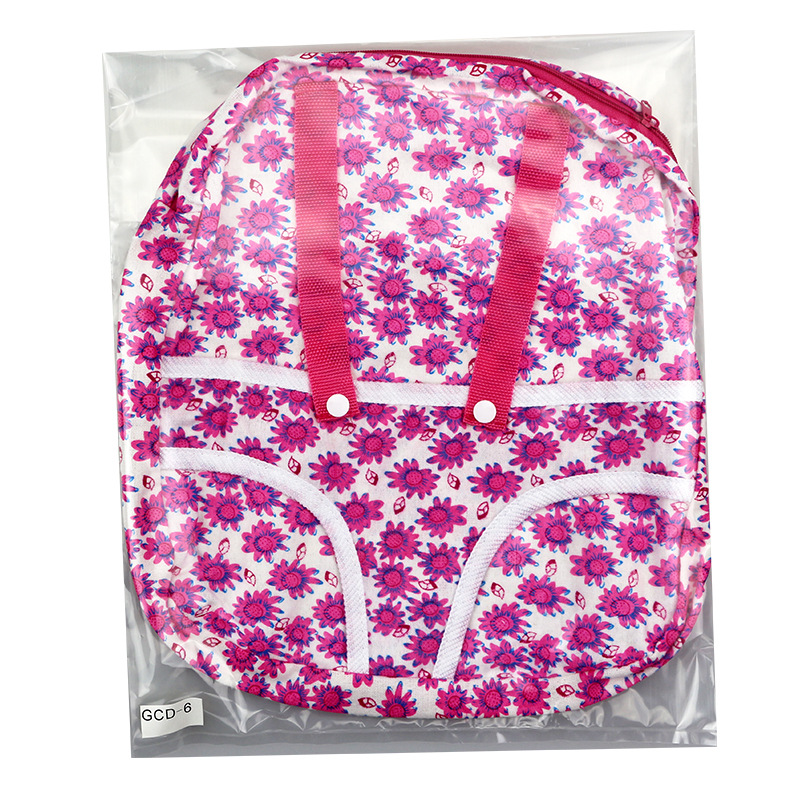 Cross-Border 43cm Xiafu Doll Clothes Accessories Storage Schoolbag Can Hold 18-Inch American Girl Doll Backpack