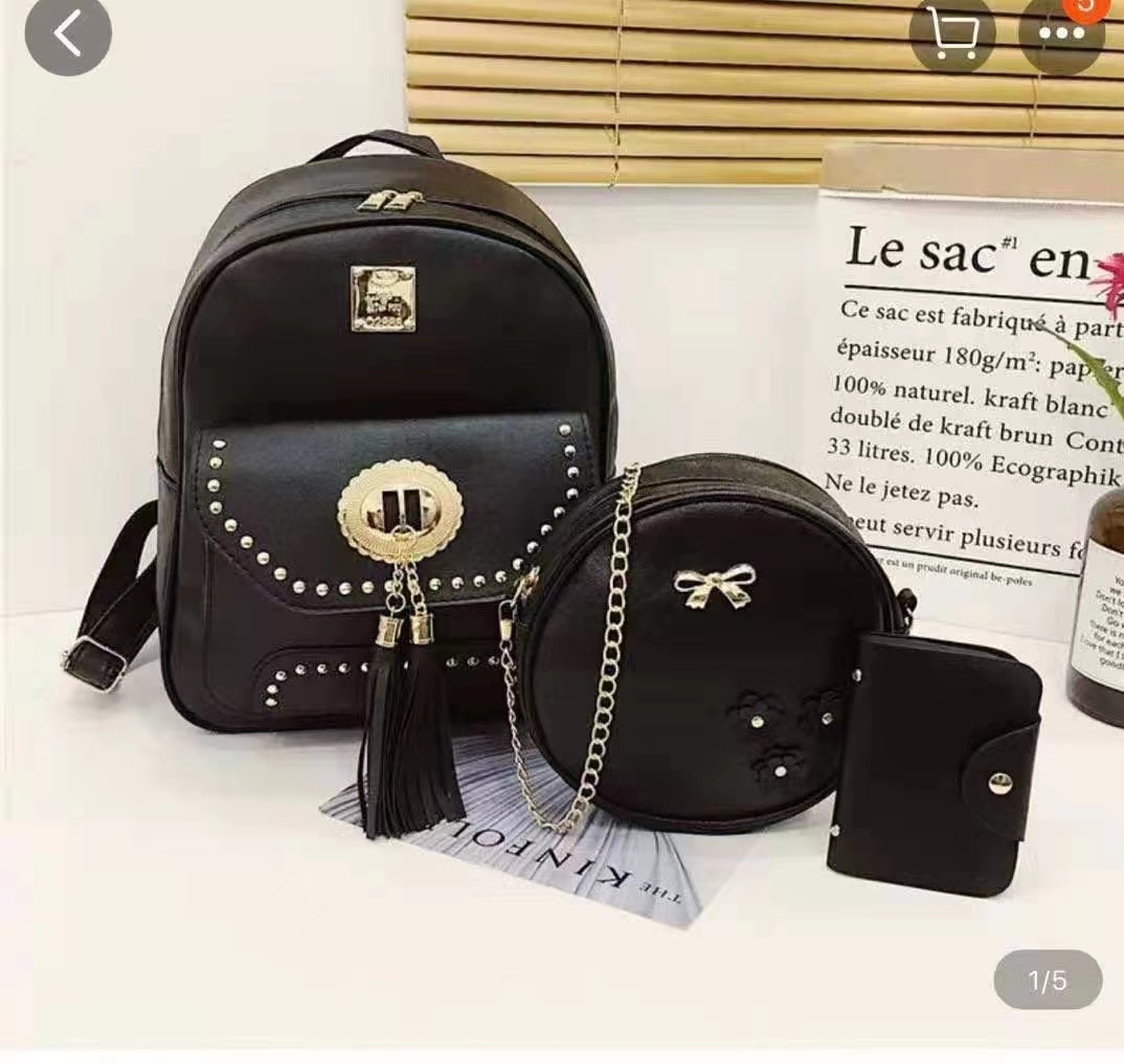 Women&#039;s Backpack 2021 New Korean Style PU Leather Backpack Trendy Simple Schoolbag Fashion Casual Girls&#039; Bags College Style