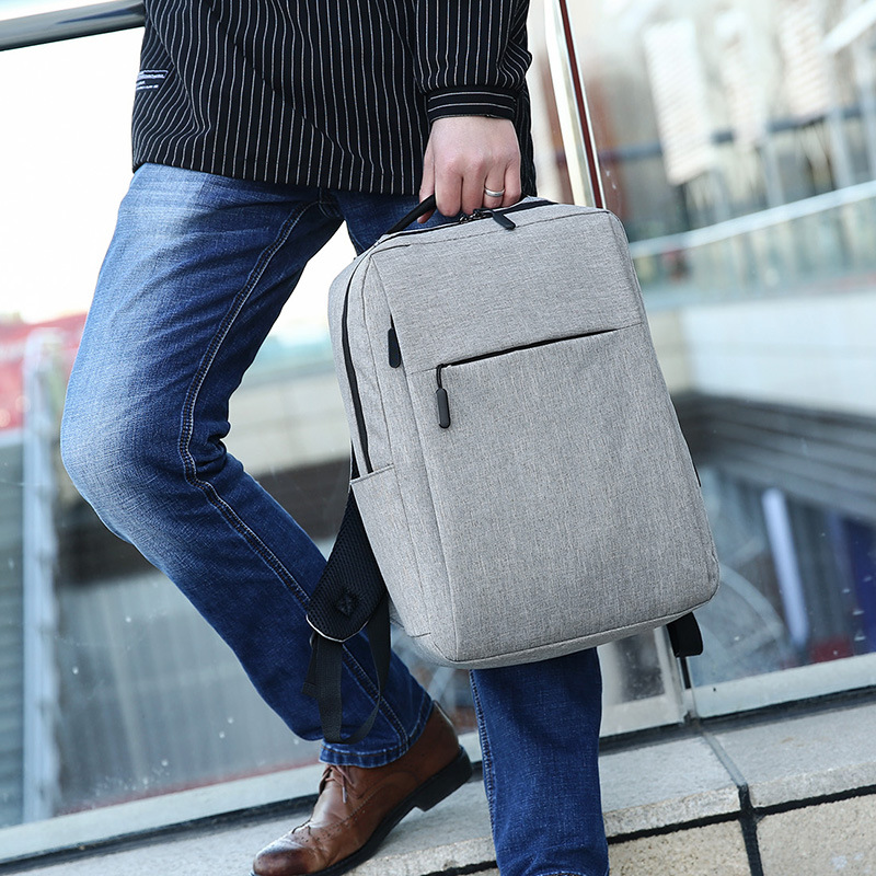 Customized Logo Mi Notebook Computer Backpack Casual Backpack Men&#039;s Oxford Cloth Business Casual Student Schoolbag