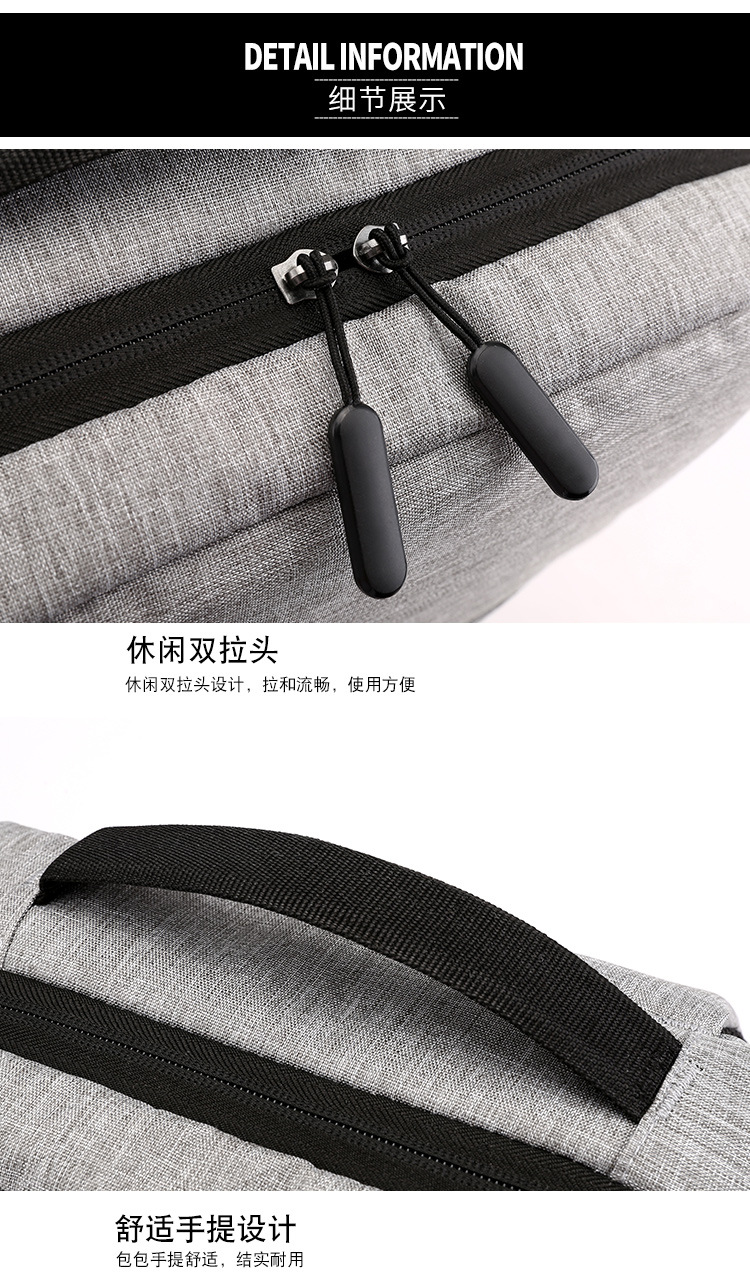 Customized Logo Mi Notebook Computer Backpack Casual Backpack Men's Oxford Cloth Business Casual Student Schoolbag