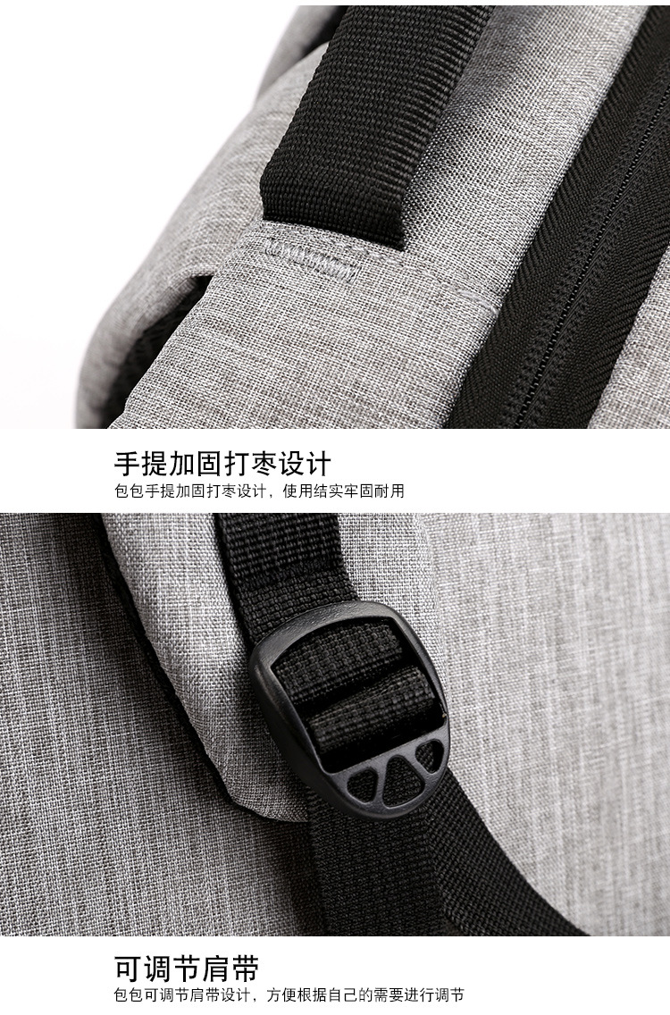 Customized Logo Mi Notebook Computer Backpack Casual Backpack Men's Oxford Cloth Business Casual Student Schoolbag