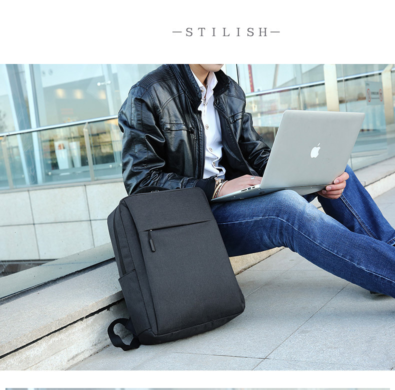 Customized Logo Mi Notebook Computer Backpack Casual Backpack Men's Oxford Cloth Business Casual Student Schoolbag