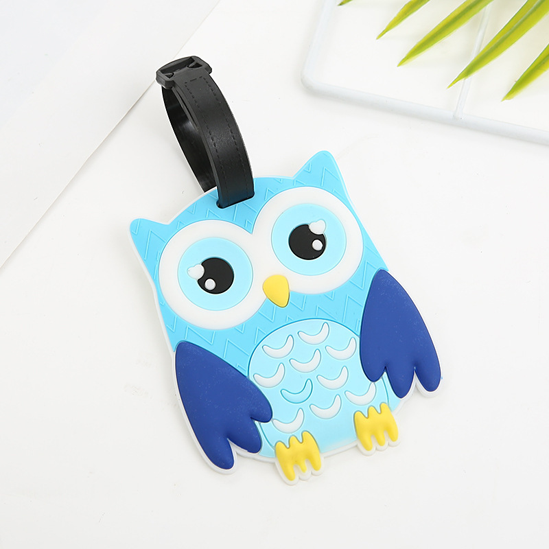 Wish New Creative Cartoon Animal Penguin Luggage Tag Customized Schoolbag Cool Tag Identification Tag Factory Wholesale Wish New Creative Cartoon Animal Penguin Luggage Tag Customized Schoolbag Cool Tag Identification Tag Factory Wholesale