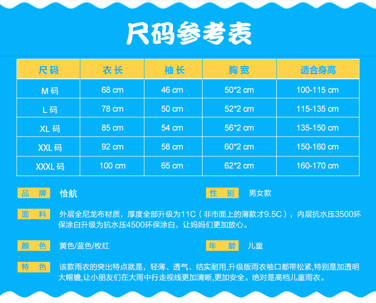 Korean Children's Raincoat Thickened Nylon Cartoon Fashion Raincoat Primary School Students with Schoolbag Seat Boys and Girls Poncho Customization