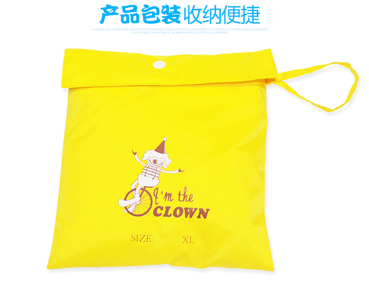 Korean Children's Raincoat Thickened Nylon Cartoon Fashion Raincoat Primary School Students with Schoolbag Seat Boys and Girls Poncho Customization