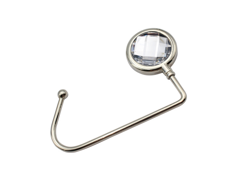 ECommerce Table Bag Hook Schoolbag Hook Straight Hook Bag Hanger Metal Crystal Purse Hook LoadBearing Strong and Durable