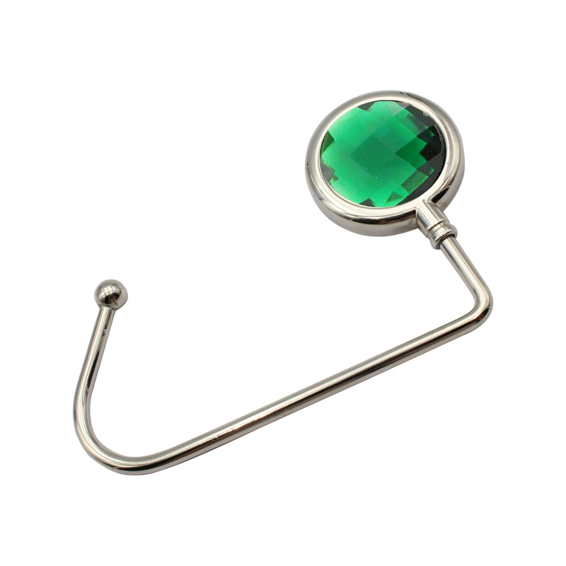 ECommerce Table Bag Hook Schoolbag Hook Straight Hook Bag Hanger Metal Crystal Purse Hook LoadBearing Strong and Durable