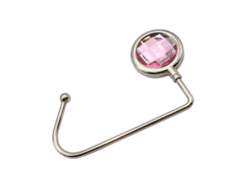 ECommerce Table Bag Hook Schoolbag Hook Straight Hook Bag Hanger Metal Crystal Purse Hook LoadBearing Strong and Durable