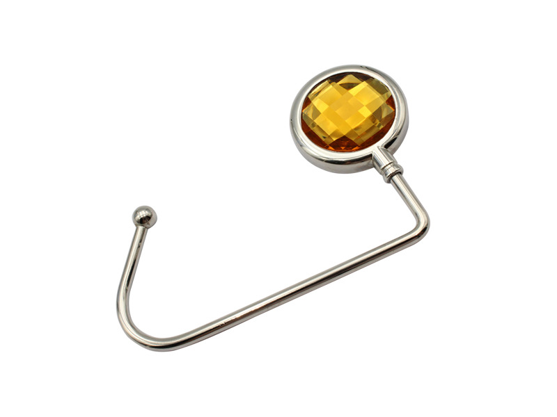 ECommerce Table Bag Hook Schoolbag Hook Straight Hook Bag Hanger Metal Crystal Purse Hook LoadBearing Strong and Durable