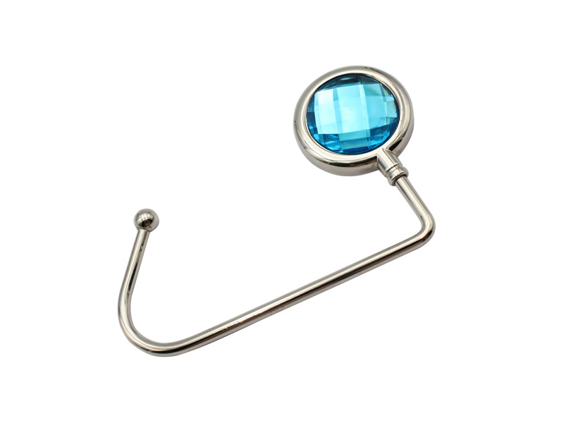 ECommerce Table Bag Hook Schoolbag Hook Straight Hook Bag Hanger Metal Crystal Purse Hook LoadBearing Strong and Durable