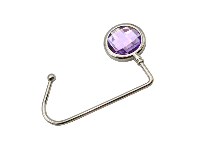 ECommerce Table Bag Hook Schoolbag Hook Straight Hook Bag Hanger Metal Crystal Purse Hook LoadBearing Strong and Durable