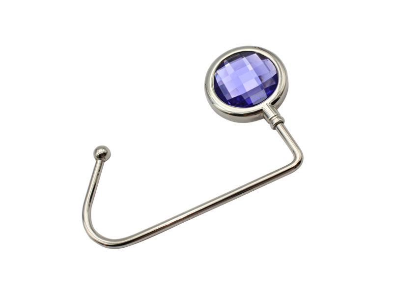 ECommerce Table Bag Hook Schoolbag Hook Straight Hook Bag Hanger Metal Crystal Purse Hook LoadBearing Strong and Durable