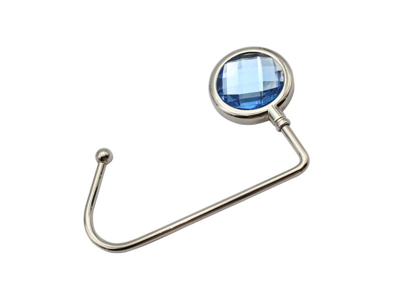ECommerce Table Bag Hook Schoolbag Hook Straight Hook Bag Hanger Metal Crystal Purse Hook LoadBearing Strong and Durable