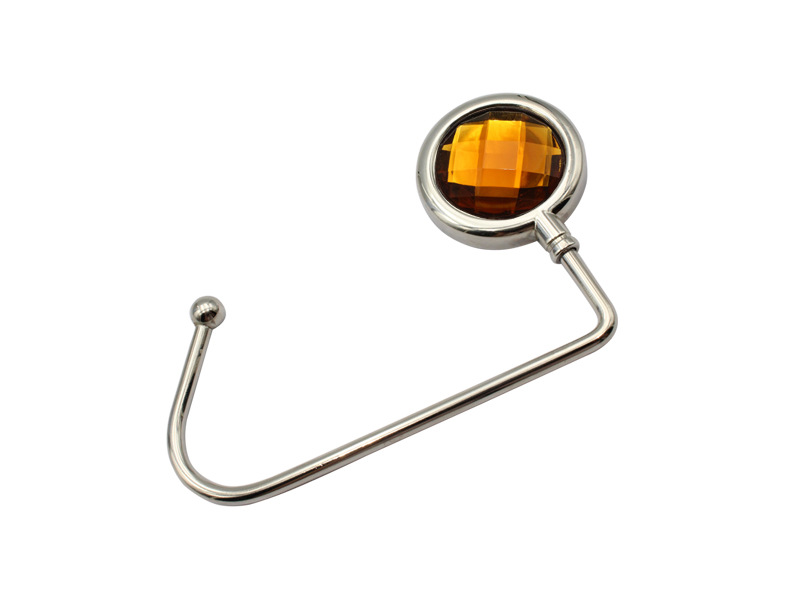 ECommerce Table Bag Hook Schoolbag Hook Straight Hook Bag Hanger Metal Crystal Purse Hook LoadBearing Strong and Durable