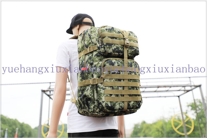 Backpack Backpack Hiking Backpack Outdoor Bag Travel Bag Logo Customized Sports Bag Digital Camouflage Oxford Packsack