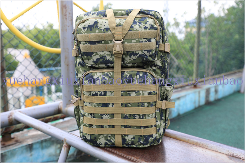 Backpack Backpack Hiking Backpack Outdoor Bag Travel Bag Logo Customized Sports Bag Digital Camouflage Oxford Packsack