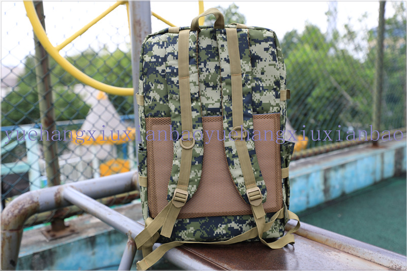 Backpack Backpack Hiking Backpack Outdoor Bag Travel Bag Logo Customized Sports Bag Digital Camouflage Oxford Packsack