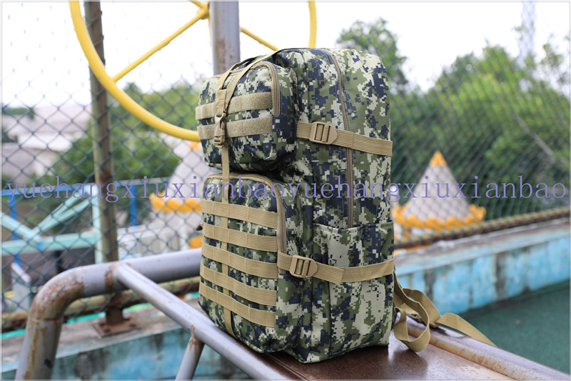 Backpack Backpack Hiking Backpack Outdoor Bag Travel Bag Logo Customized Sports Bag Digital Camouflage Oxford Packsack