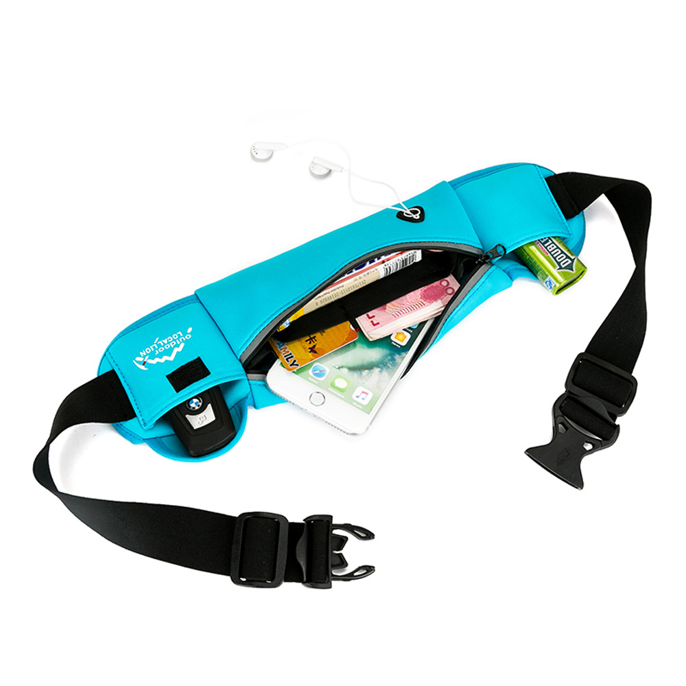 Cross-Border Waist Bag Sports Bag Waist Pack Marathon Close-Fitting Breathable Cross-Country Package Mobile Phone Waist Bag 6619