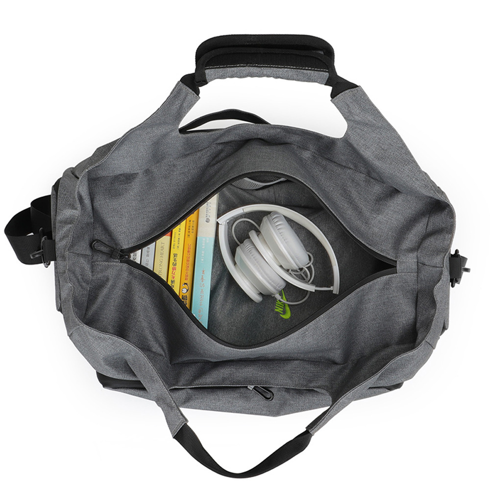 Gym Bag Large Capacity Dry Wet Separation Sports Bag Outdoor Single-Shoulder Bag Portable Messenger Bag Luggage Travel Bag 8084