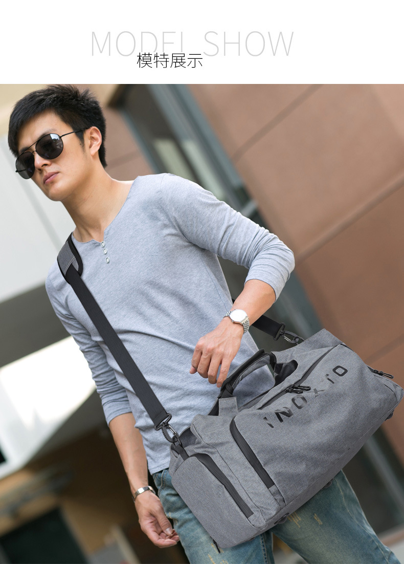Gym Bag Large Capacity Dry Wet Separation Sports Bag Outdoor Single-Shoulder Bag Portable Messenger Bag Luggage Travel Bag 8084 Gym Bag Large Capacity Dry Wet Separation Sports Bag Outdoor Single-Shoulder Bag Portable Messenger Bag Luggage Travel Bag 8084