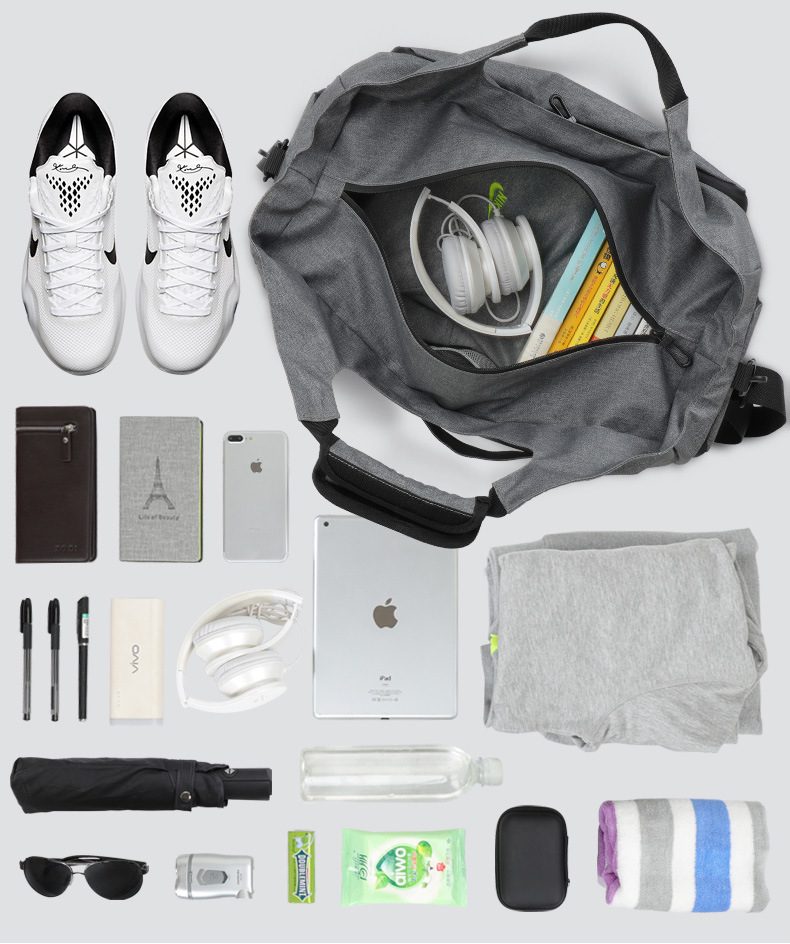 Gym Bag Large Capacity Dry Wet Separation Sports Bag Outdoor Single-Shoulder Bag Portable Messenger Bag Luggage Travel Bag 8084 Gym Bag Large Capacity Dry Wet Separation Sports Bag Outdoor Single-Shoulder Bag Portable Messenger Bag Luggage Travel Bag 8084