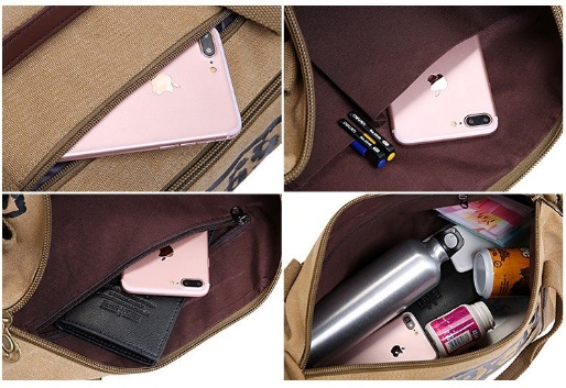 Handbag sports bag canvas bag factory shop shoulder bag crossbody bag Qian Zengxian produced and sold by itself