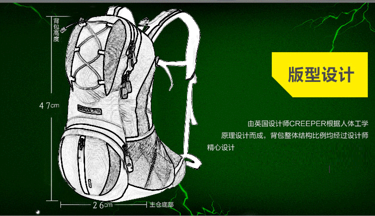 Local Lion 22L Cycling Bag Outdoor Bag Outdoor Backpack Bicycle Bag Sports Bag Travel Riding Backpack 459