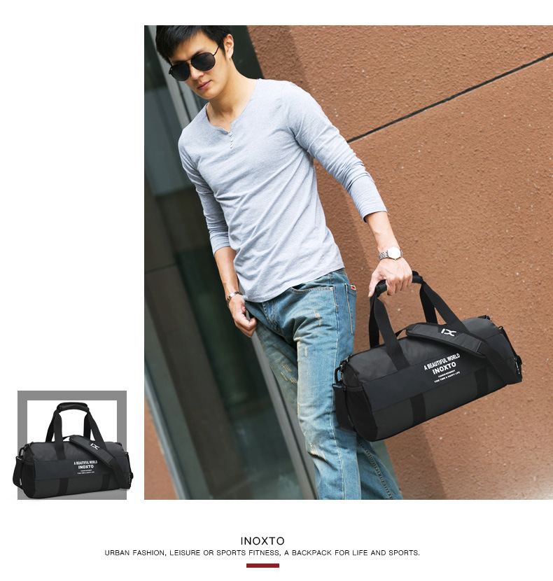 Dry Wet Separation Gym Bag Handbag 25L Men's and Women's Travel Sports Bag Crossbody round Bag 8073 Dry Wet Separation Gym Bag Handbag 25L Men's and Women's Travel Sports Bag Crossbody round Bag 8073