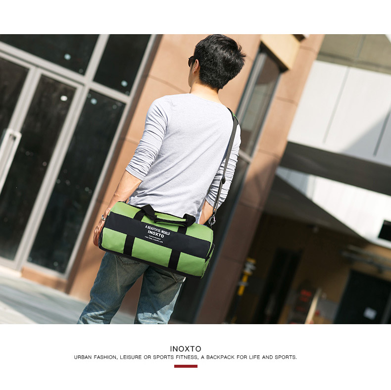 Dry Wet Separation Gym Bag Handbag 25L Men's and Women's Travel Sports Bag Crossbody round Bag 8073 Dry Wet Separation Gym Bag Handbag 25L Men's and Women's Travel Sports Bag Crossbody round Bag 8073