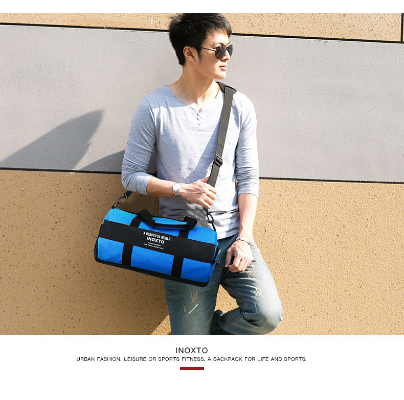 Dry Wet Separation Gym Bag Handbag 25L Men's and Women's Travel Sports Bag Crossbody round Bag 8073 Dry Wet Separation Gym Bag Handbag 25L Men's and Women's Travel Sports Bag Crossbody round Bag 8073