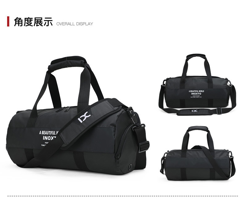 Dry Wet Separation Gym Bag Handbag 25L Men's and Women's Travel Sports Bag Crossbody round Bag 8073 Dry Wet Separation Gym Bag Handbag 25L Men's and Women's Travel Sports Bag Crossbody round Bag 8073
