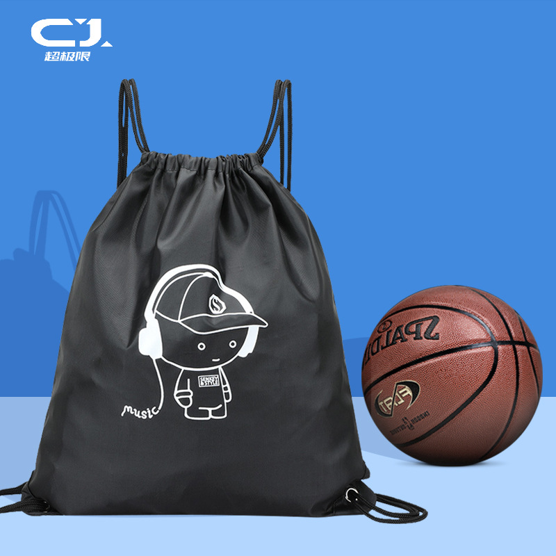 Sports Bag Ball Bag Folding Sports Portable Training Bag Large Capacity Football Volleyball Universal Ball Bag Drawstring Bundle Buggy Bag