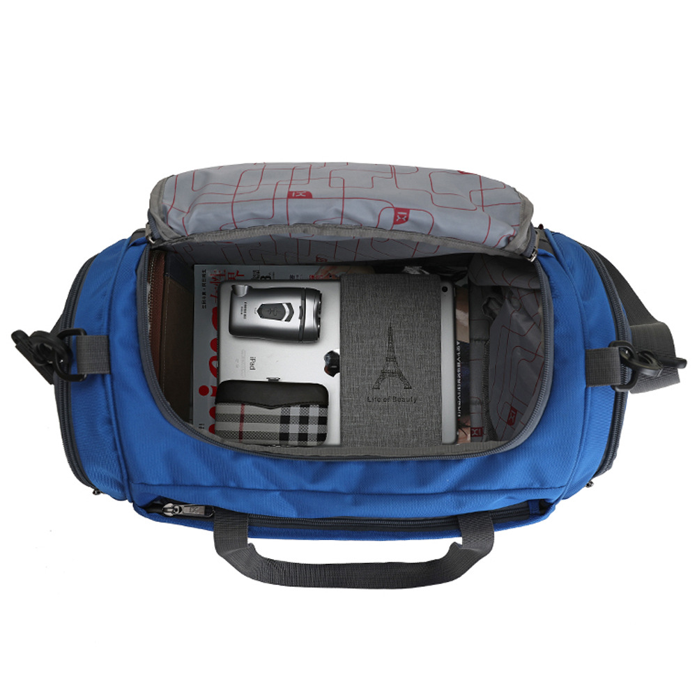 Cross-Border Dry Wet Separation Gym Bag Men&#039;s and Women&#039;s round Bag Travel Bag Shoulder Bag Handbag Yoga Sports Bag 8037