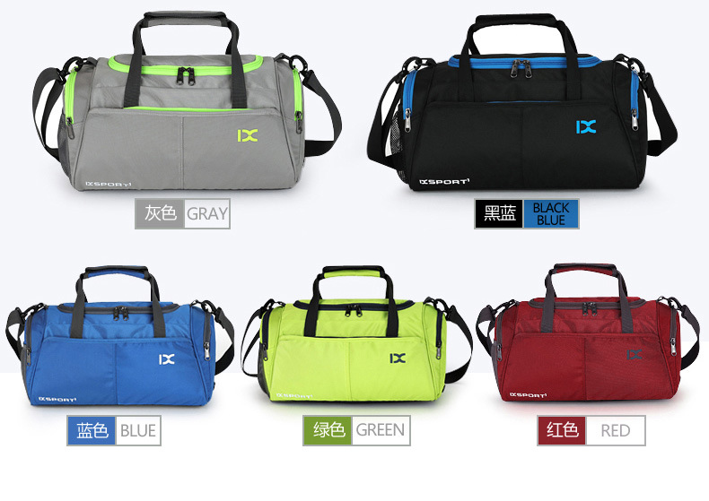 Cross-Border Dry Wet Separation Gym Bag Men's and Women's round Bag Travel Bag Shoulder Bag Handbag Yoga Sports Bag 8037