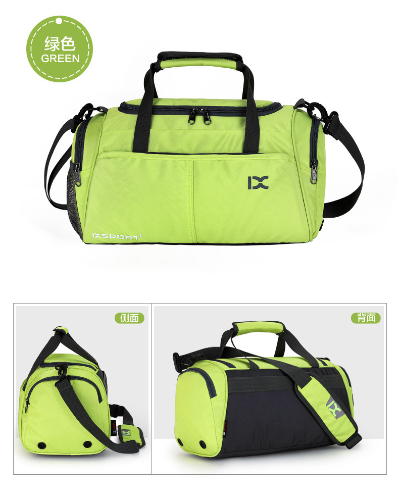 Cross-Border Dry Wet Separation Gym Bag Men's and Women's round Bag Travel Bag Shoulder Bag Handbag Yoga Sports Bag 8037