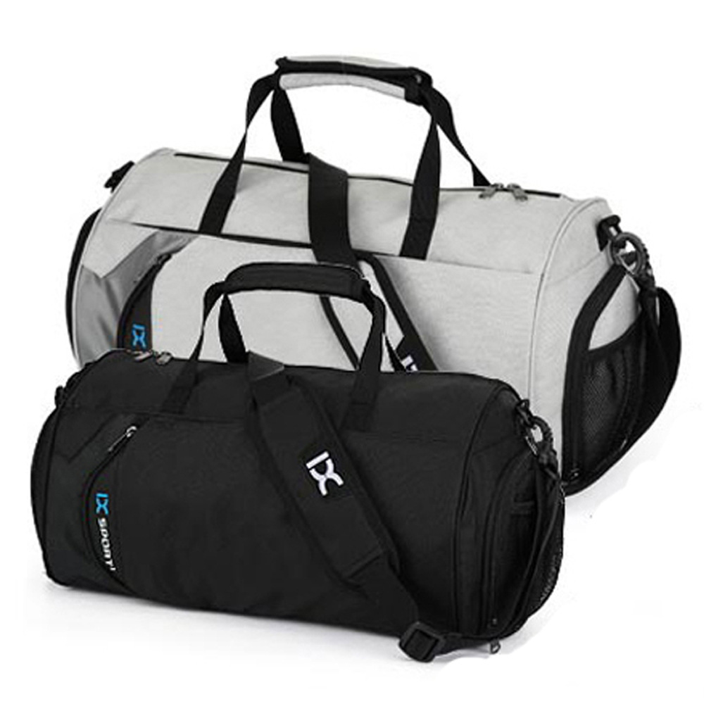 Cross-Border Gym Bag Dry Wet Separation Cylinder Sports Bag Outdoor Single-Shoulder Bag Portable Messenger Bag Luggage Bag Travel Bag