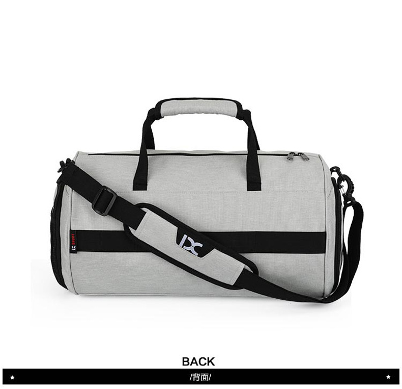 Cross-Border Gym Bag Dry Wet Separation Cylinder Sports Bag Outdoor Single-Shoulder Bag Portable Messenger Bag Luggage Bag Travel Bag