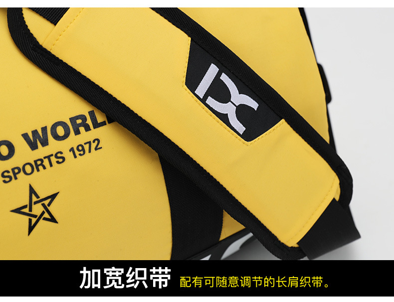 Cross-Border Gym Bag Cylinder Shoulder Bag 20L Men's and Women's Travel Bag Portable Messenger Bag Yoga Sports Bag 8074